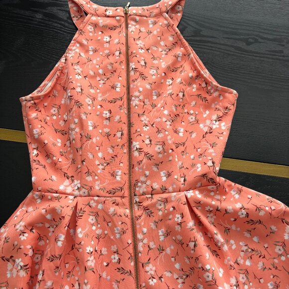 Copper Key Fit & Flare Dress Bare Shoulder Size Small EUC - Picture 7 of 7